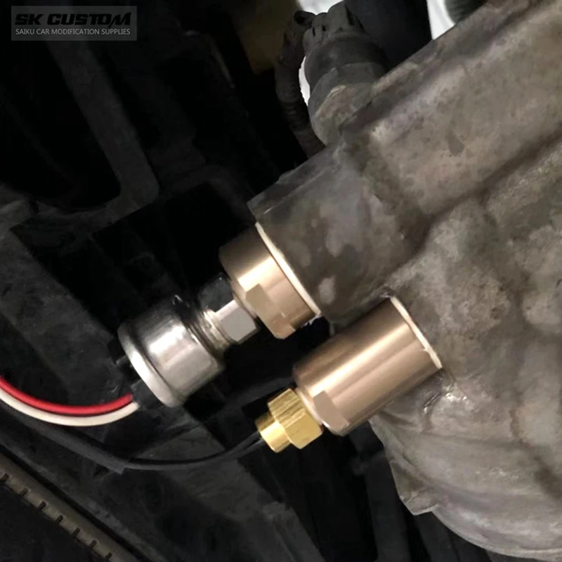 350Z G35 LSx Swap Dual Oil Pressure Sender Adapter LOJ, 48 OFF