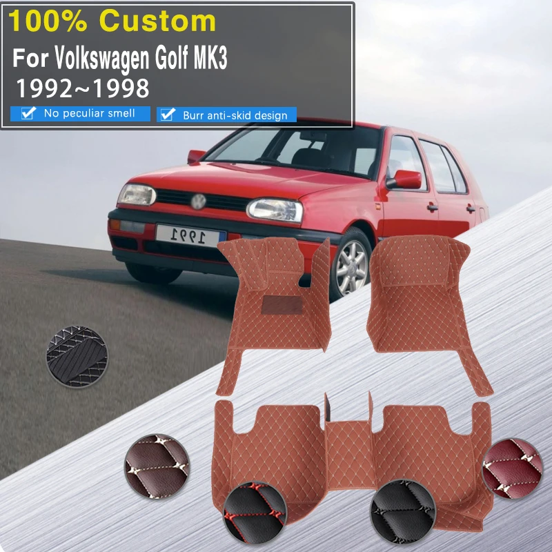 CarFloorMatsForVWVolkswagenGolfMk3199219985doorHatchback