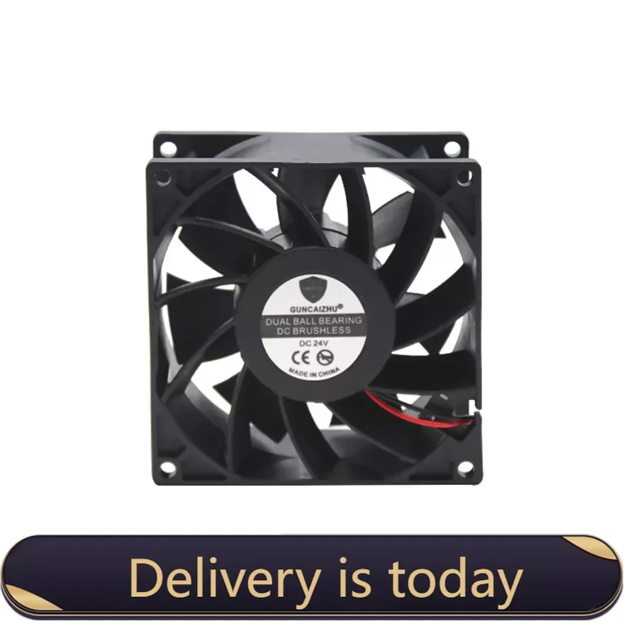 

Dual Two Ball Bearing 90MM 9CM 9038 9238 Big Wind Fan 90x90x38mm DC24V Computer Case Cooling Fan 2PIN