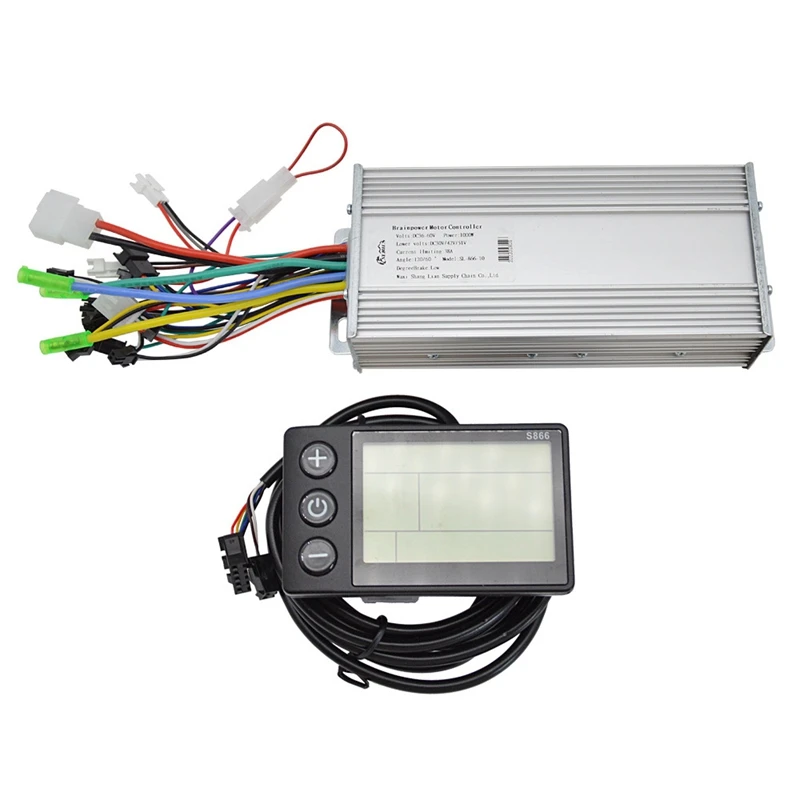 Controller 1000W Funziona Con Controller Display S866 36V - 60V Per Motore Bici Elettrica 1000W