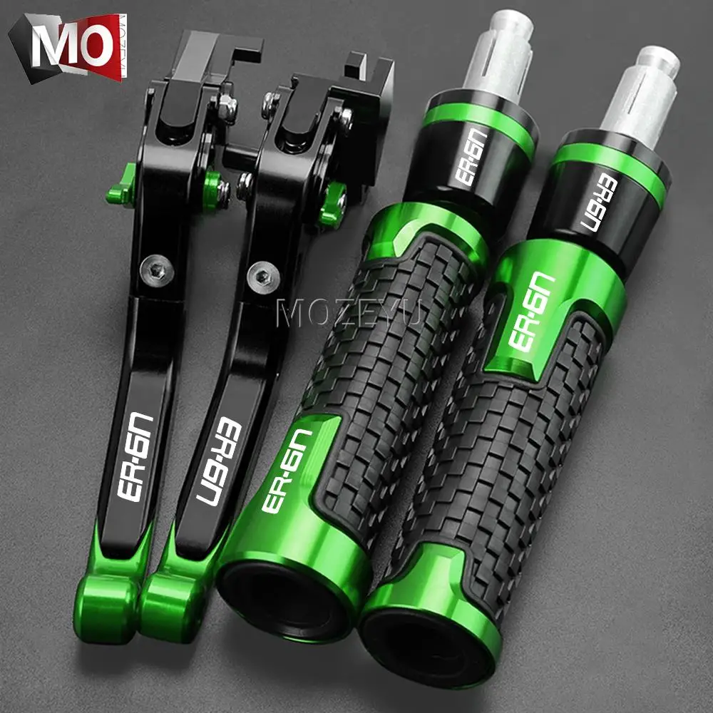 

Motorcycle Accessories Brake Clutch Levers Handlebar grip For Kawasaki ER6N ER-6N ER 6N 2009 2010 2011 2012 2013 2014 2015 2016
