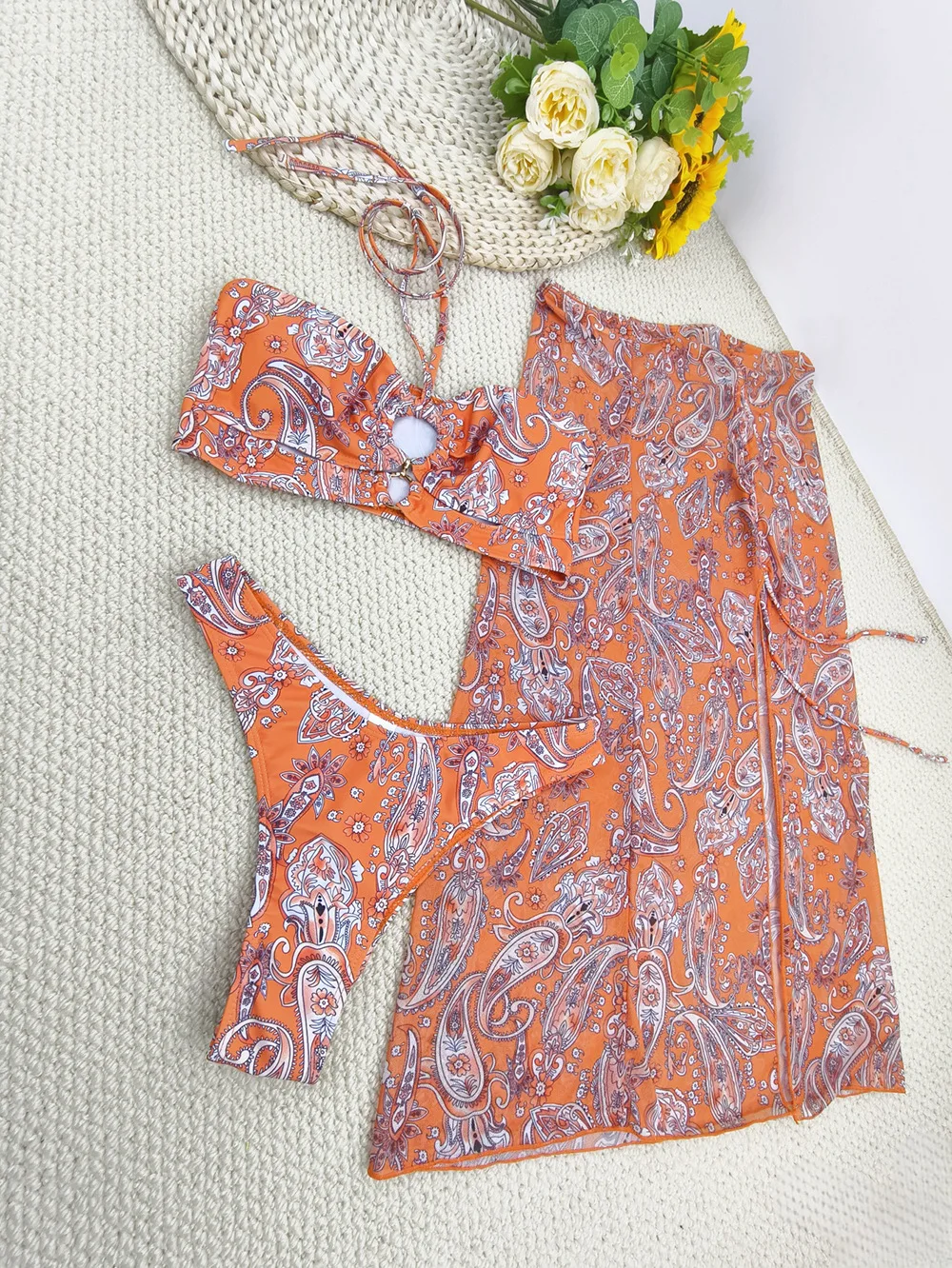 Swimsuit Cover Up Woman Swimsuits Beach Dress Swimwear Clothing Beachwear Sarong Tankini Female Suits