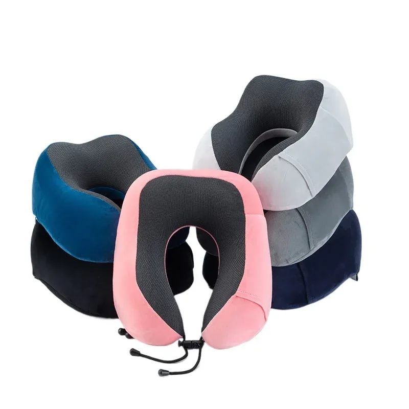 Memory Foam U-Shaped Pillow, Essential for Travel and Storage, a Great Gift for Neck and Cervical Spine Care
