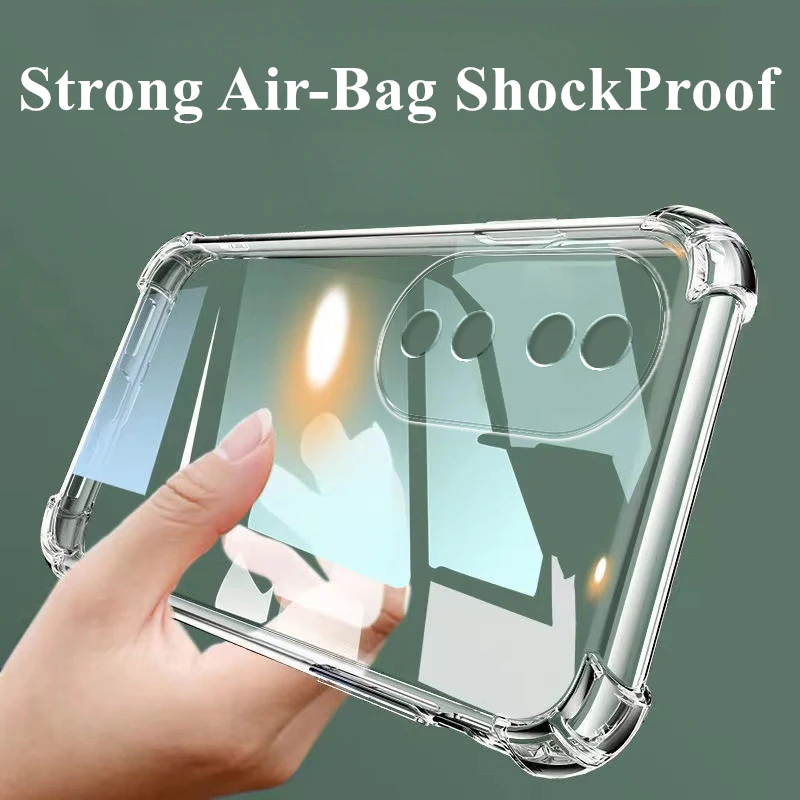 Shockproof Silicone Back Cover - Transparent Soft Case