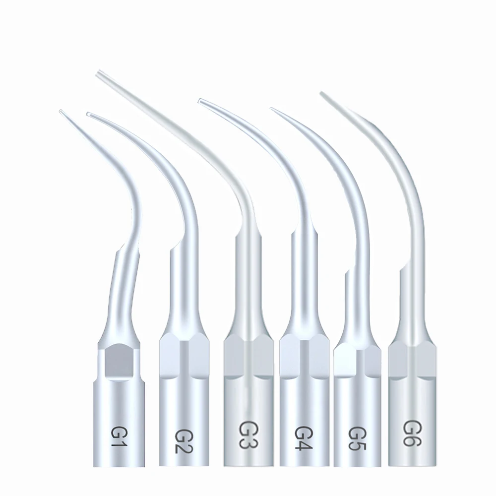 

For EMS Woodpecker Refine Ultrasonic Scaler Handpiece Scaling Tip Dental Supragingival Scaler Tips G1 G2 G3 G4 G5 G6 P1