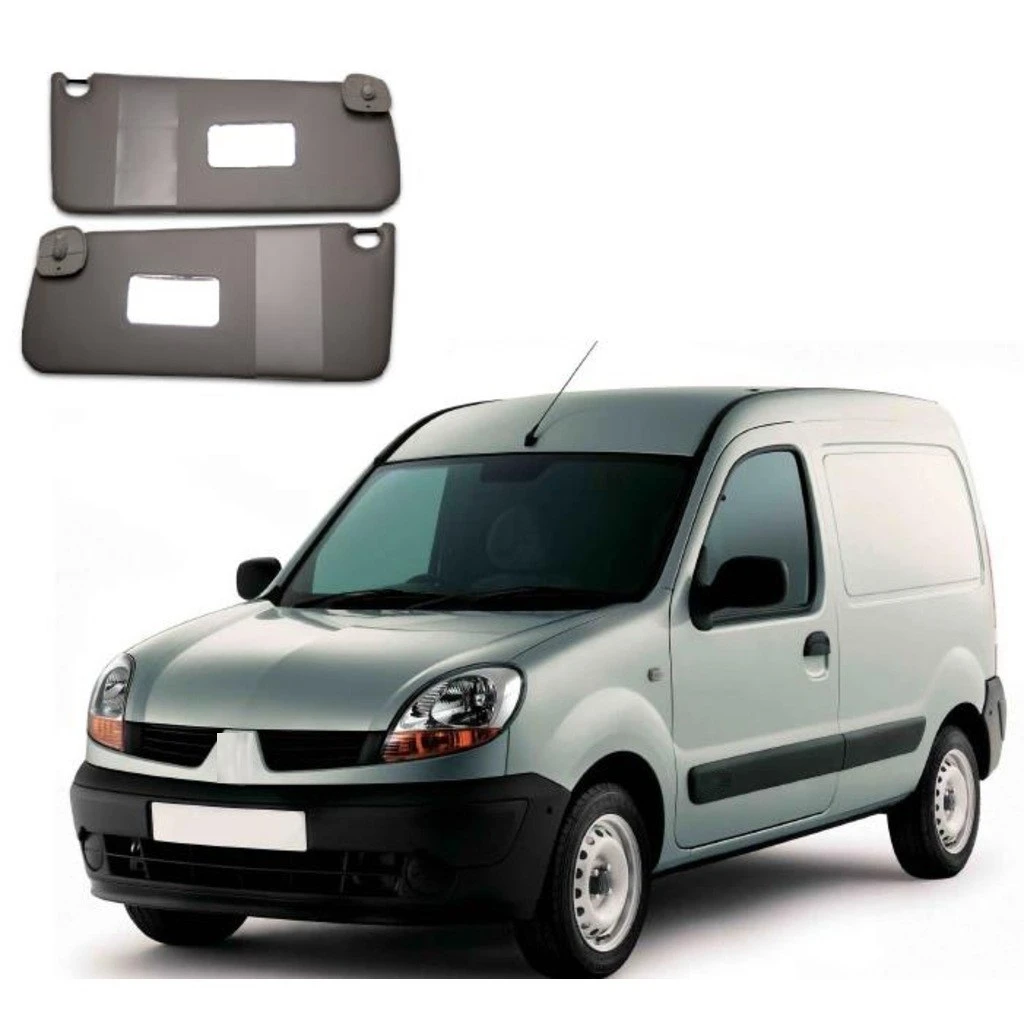 Voor Renault Kangoo Interieur Zonneklep (Licht Grijs) links Rechts 2 Stuks Pak Auto Siperlik Bescherming Auto Accessoires Vervangende Onderdelen|Zonnekleppen| - AliExpress