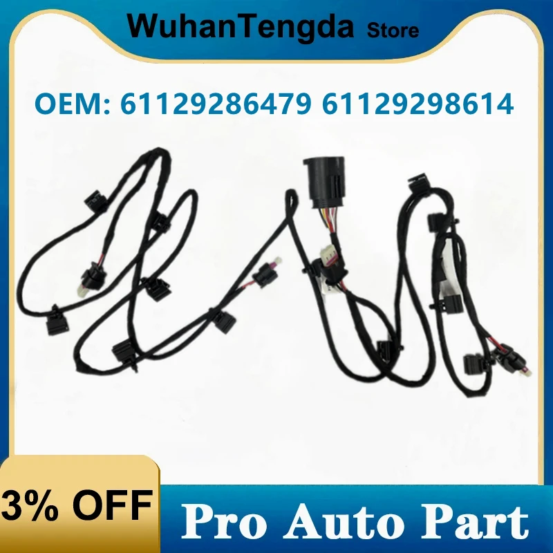 セクゾパーカー 61129286479 61129298614 Front Bumper Parking Sensor Wiring