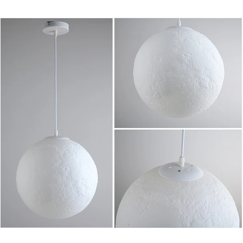 SANDYHA Full Moon Chandelier Pendant Light LED Lamp for