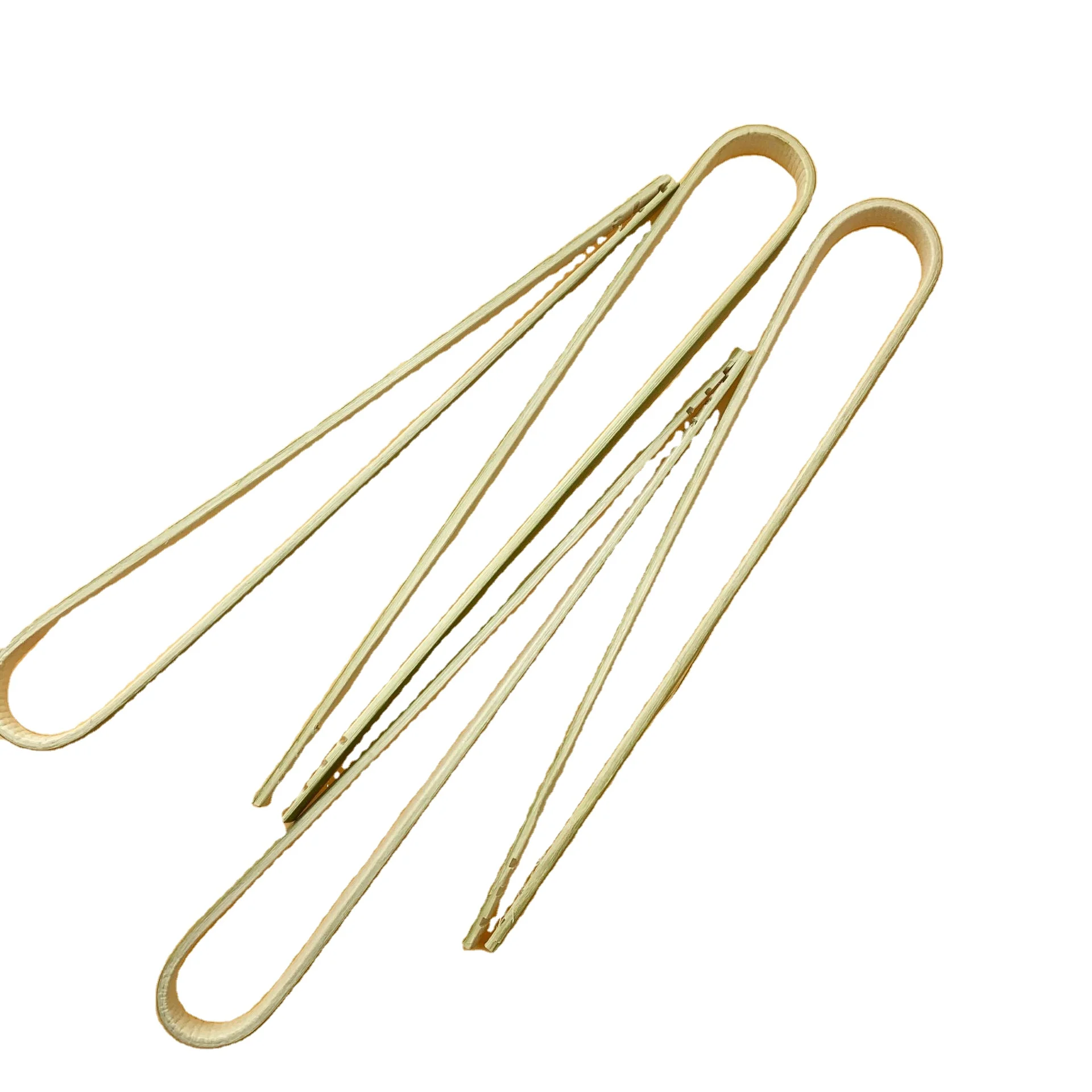 

Salad Tongs Restaurant Kitchen Cooking Food Serving Tongs Disposable Bamboo Sushi Tongs Japanese Natural OPP Bag Utensils Accept