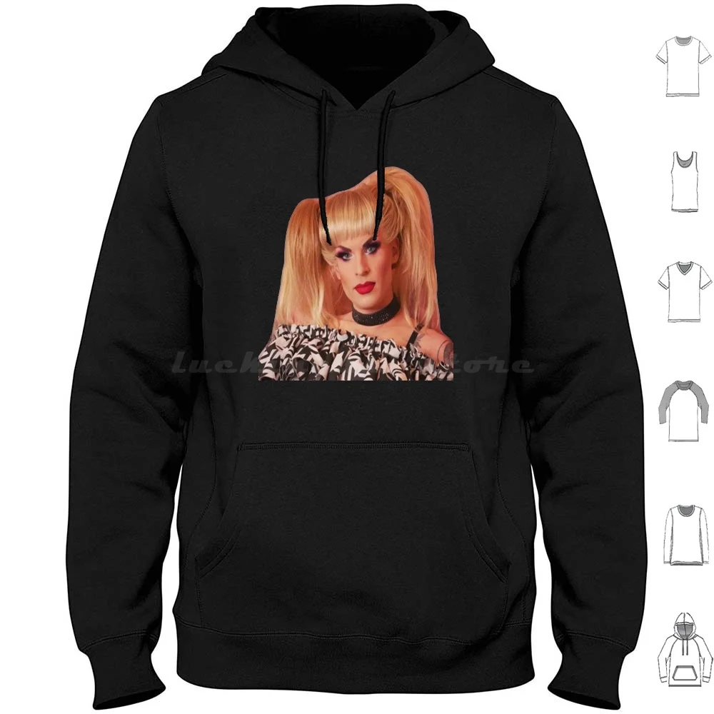 Katya Zamo 2 Felpa Con Cappuccio Cotone Manica Lunga Trixie Mattel Katya Katya Zamodchikova Trixe Trixie E Katya Trixie Mattel E