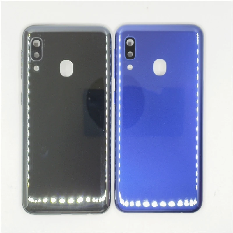 

Крышка батарейного отсека для Samsung Galaxy A20E A20e A202 A202F A202DS, корпус батарейного отсека с объективом камеры + боковой ключ