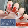 1PC 3D Silicone Nail Carving Mold English Letters Number Mould Stamping Design Gel Stencils DIY Manicure Accessory Tools 6