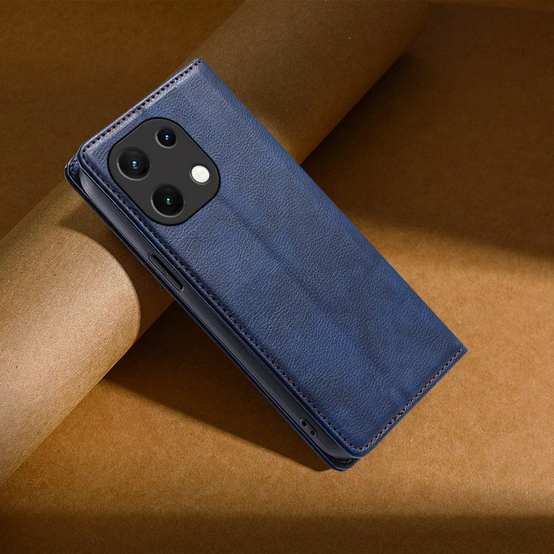 Premium Flip Leather Phone Holster and Protective Case Cover