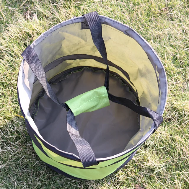 35X45 Cm Tavaszi Táska Tároló Vödör Kerti Szemétkosár Összecsukható Szemetes - Image 4