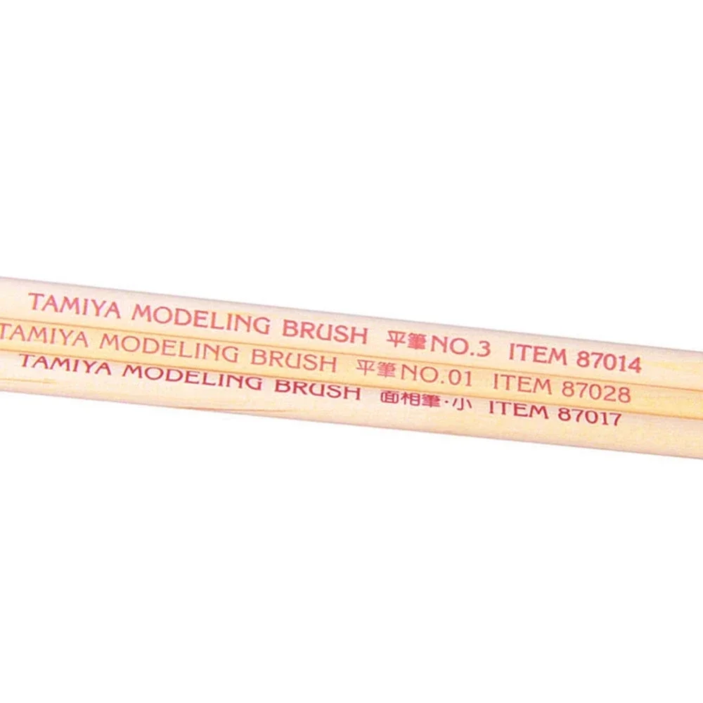 Model Tools Tamiya 87066 Modeling Brush Basic Set 3Pcs/Set Model Painting Brush Accessory DIY Tools
