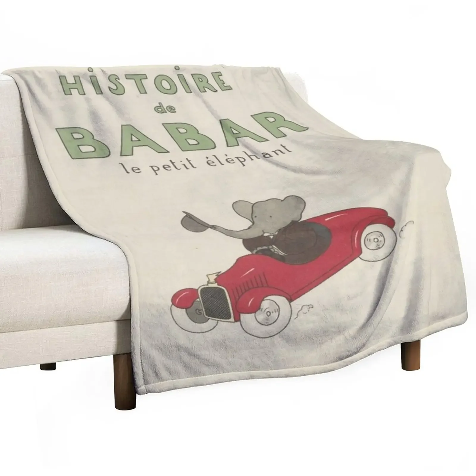 

Histoire de Babar Throw Blanket Heavy Hair Extra Large Throw Blankets