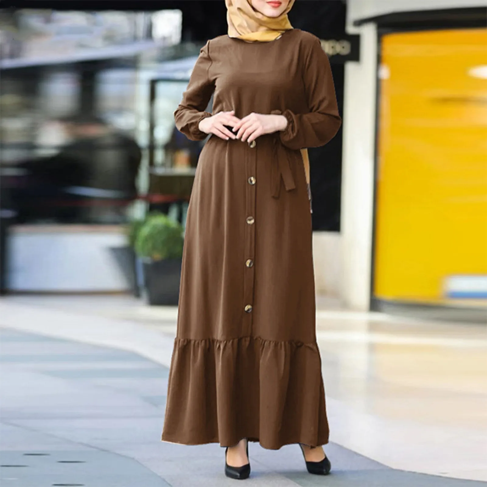 Women's Embellished Islamic Abaya S99e549238ac94671855272c9bf5f5054R