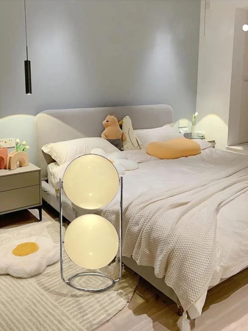 White Circular Lampshade Lighting
