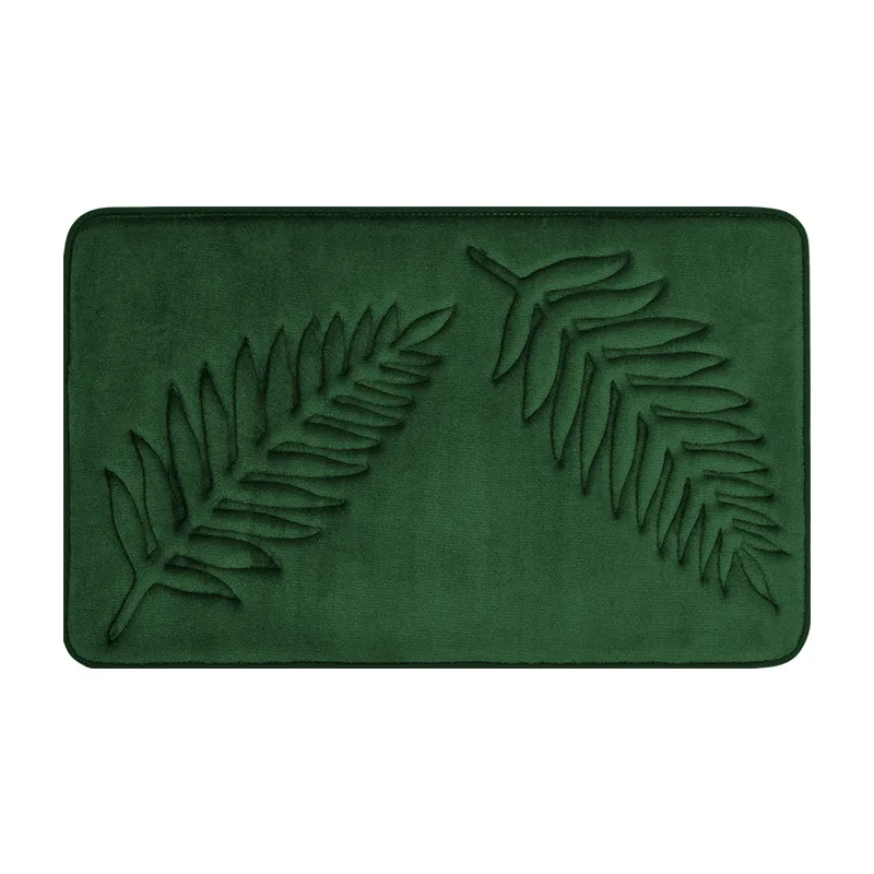 Bathroom Mat Memory Foam Toilet Mat Non-Slip Bathroom Floor Rug Foot