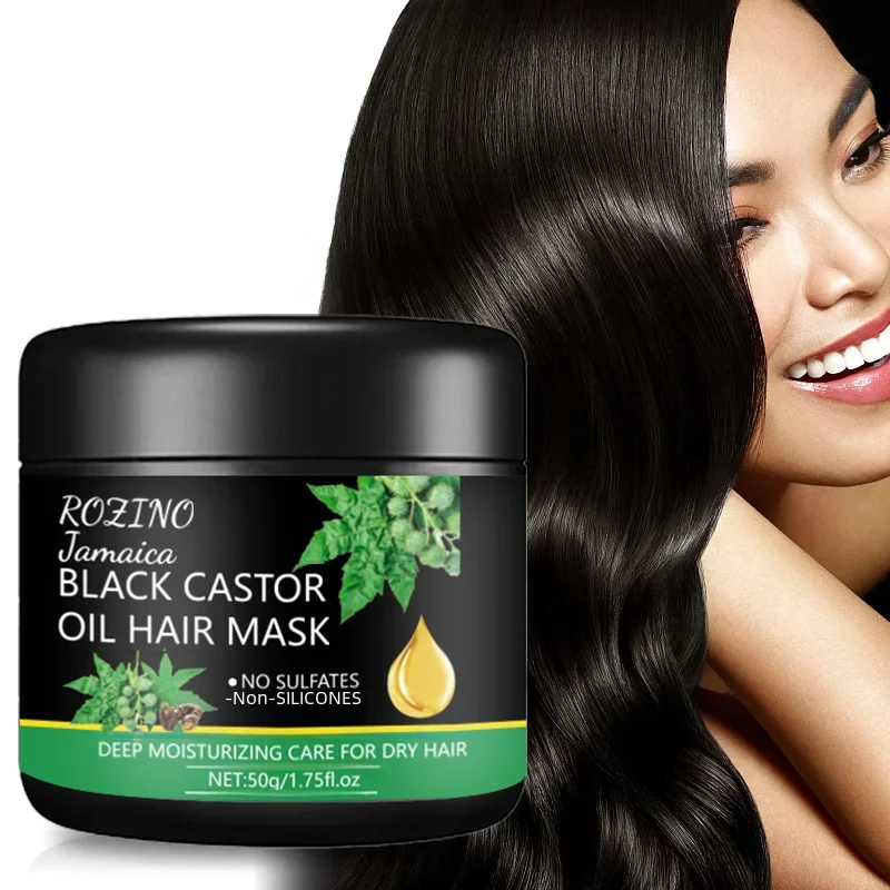 Jamaican Black Castor Oil Hair Mask Contains Black Castor Essence Fix Dense Hair Smooth Dry And Rough hair mask
