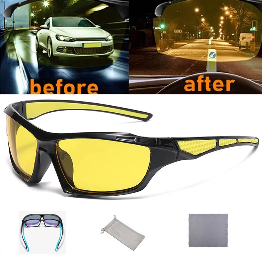 Polarized Anti-Glare Night Vision Driving Sunglasses