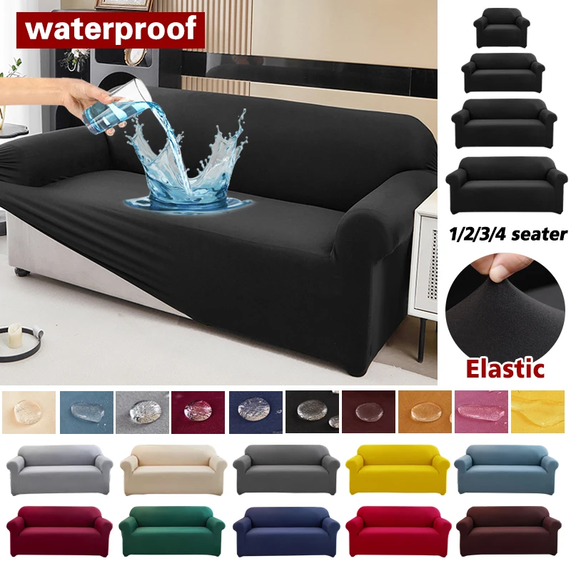 Waterproof Sofa Slipcover Non-slip For Living Room