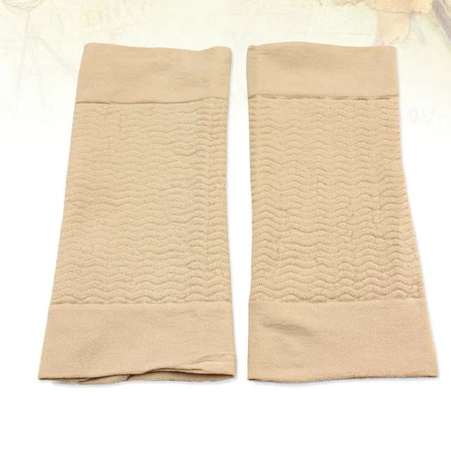 1 Pair Compression Shaper Sleeve Elastic Slimming Upper Arm Sleeves For Workout Fitness Forearm Support Sport Arm Shapers 4