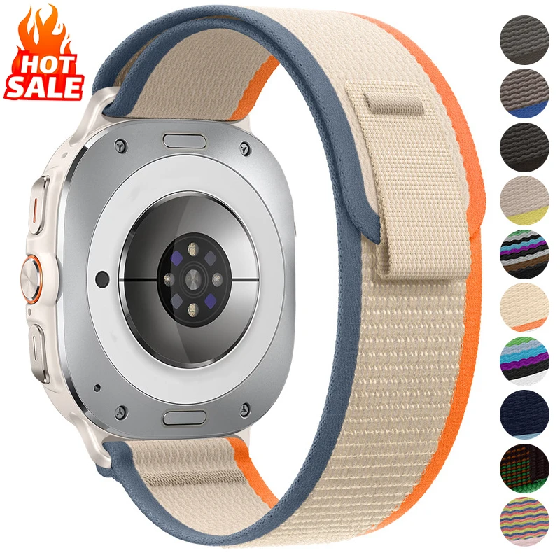 Nylon Trail Loop Strap for 47mm Smartwatch - Gap-Free Design Wristband