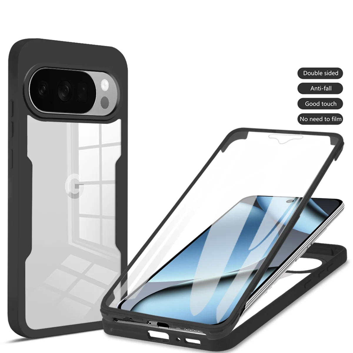 Enhanced Protective 360 Double-Sided Phone Case Cover