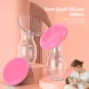 Breastfeeding Suction Bottle Portable Silicone Manual Breast Pump Breastmilk Storer 2