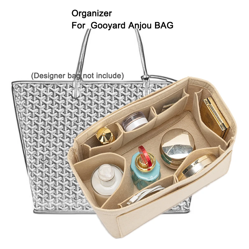 Per Goyad Tote Anjou Bag Feltro Insert Bag Organizer, Borsa Da Viaggio Per Designer Di Trucco Borsa Interna, Borse Per Mamma Custodia Per Cosmetici