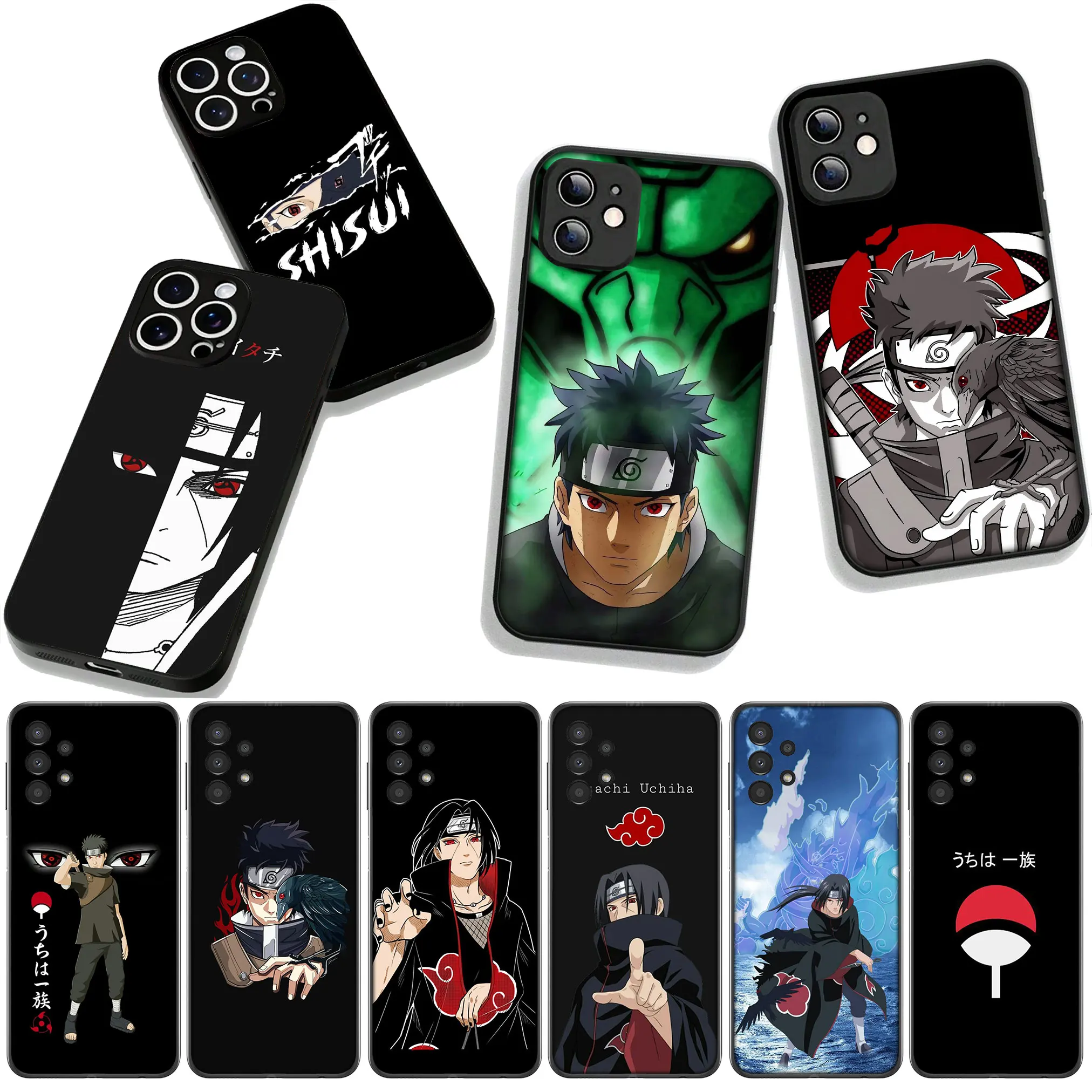 Premium Itachi Uchiha & Akatsuki Design Phone Case Cover