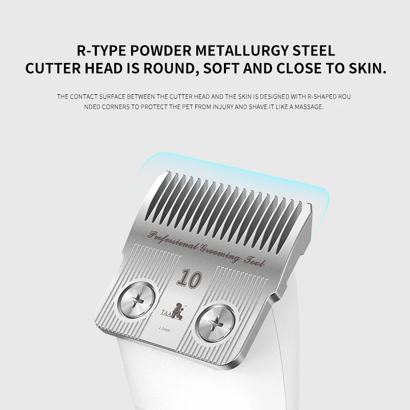 TAA Dog Electric Clippers Sets Professional Pet Grooming Clipper for Dog Pet Hair Clipper Accessories Metallurgy Steel Blade T2