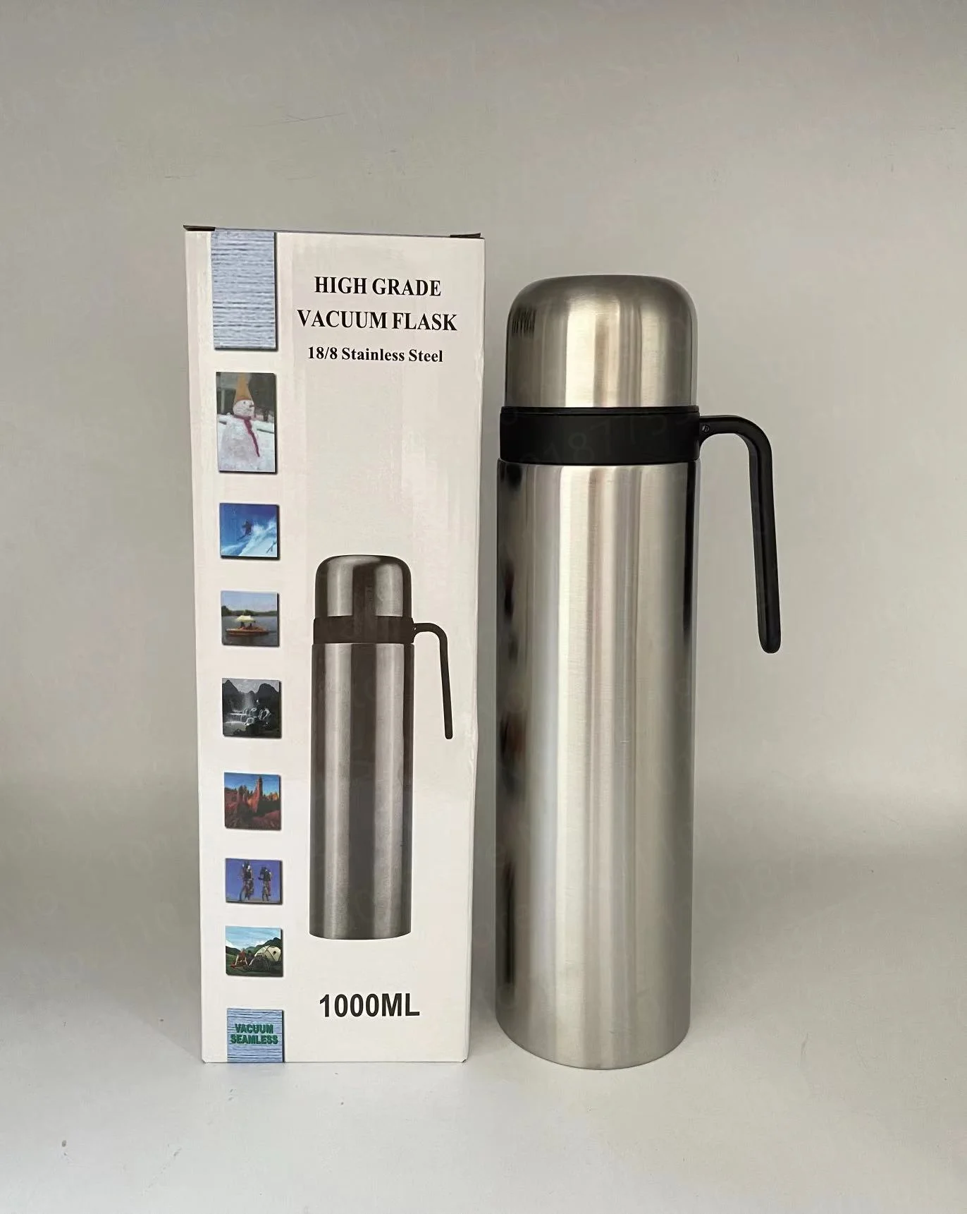 1000ml Double Wall Stainless Steel Vacuum Insulated termos Lid Mug with  Handle Yerba thermos mate bottle thermos for mate cup - AliExpress