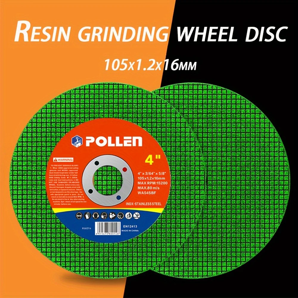 4" 105x1.2x16mm Metal Cutting Disc Resin Grinding Wheel Disc For Stainless Steel Iron Angle Grinder Cutting Circular Saw Blade cutting disc grinding disc abrasive wheel grinding wheel cutting blade saw blade