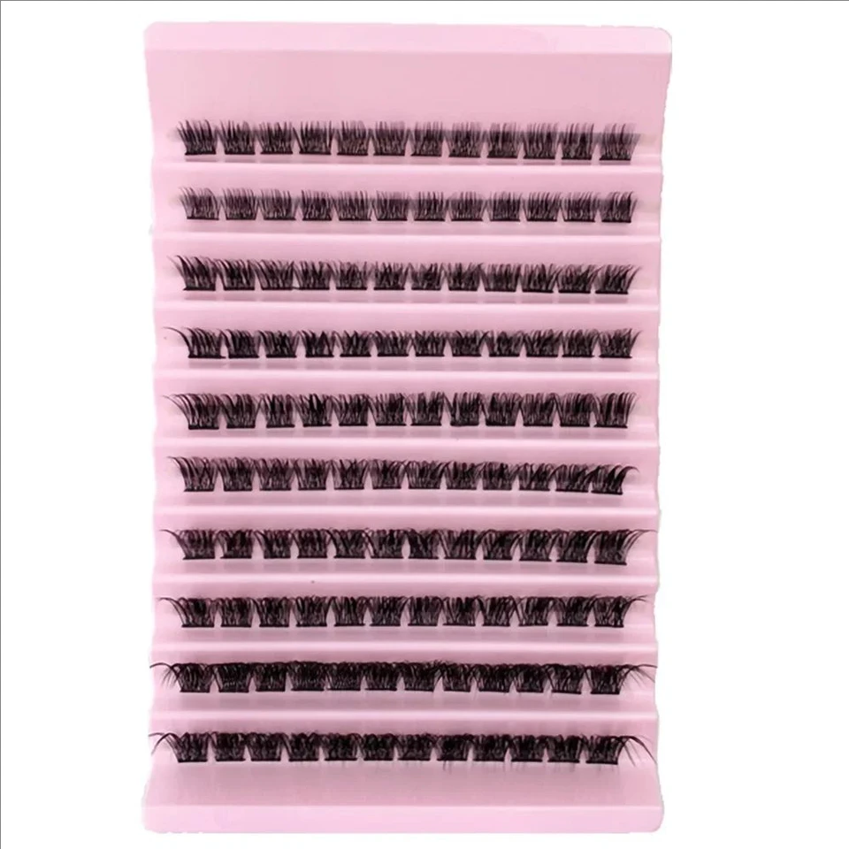 Fluffy Cluster Lashes Natural Look DIY Eyelash Extensions
