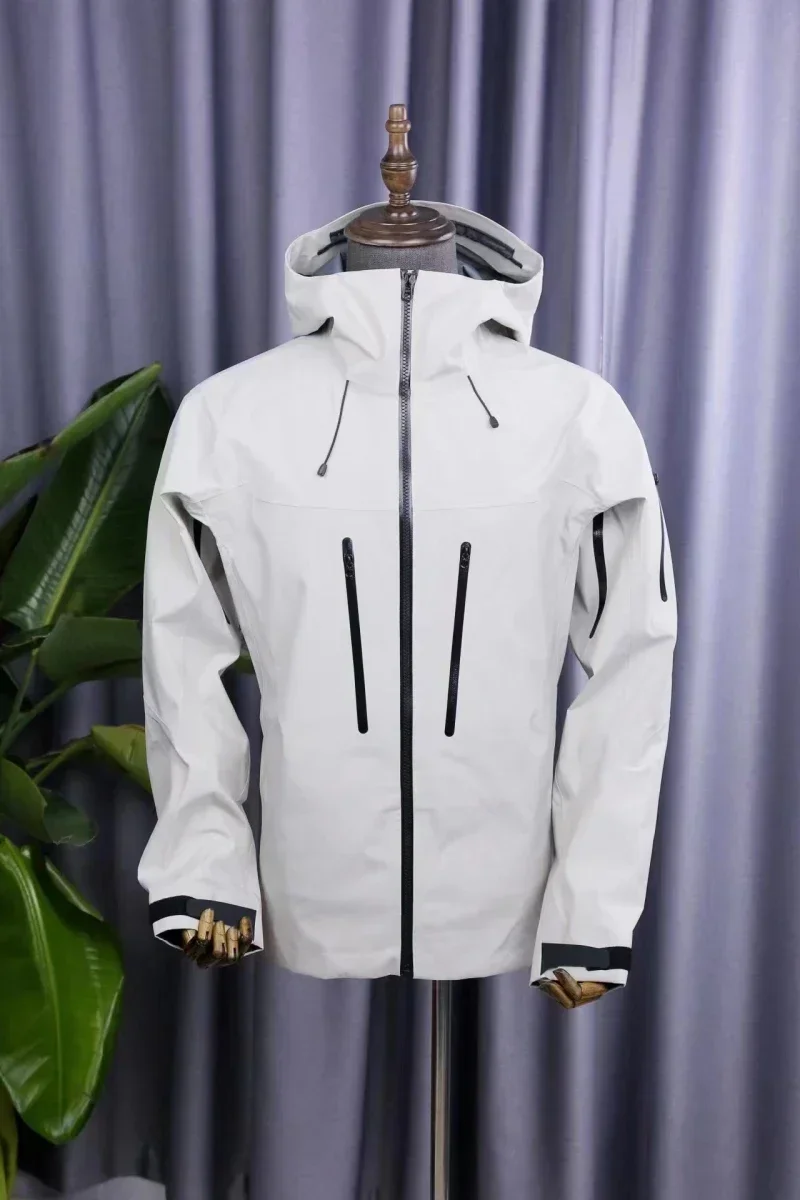 ARC Embroidery Alpha SV 6th Three Layer Mens Womens High Quality Camping Coat Outdoor Waterproof Windbreaker Hiking Jackets 4
