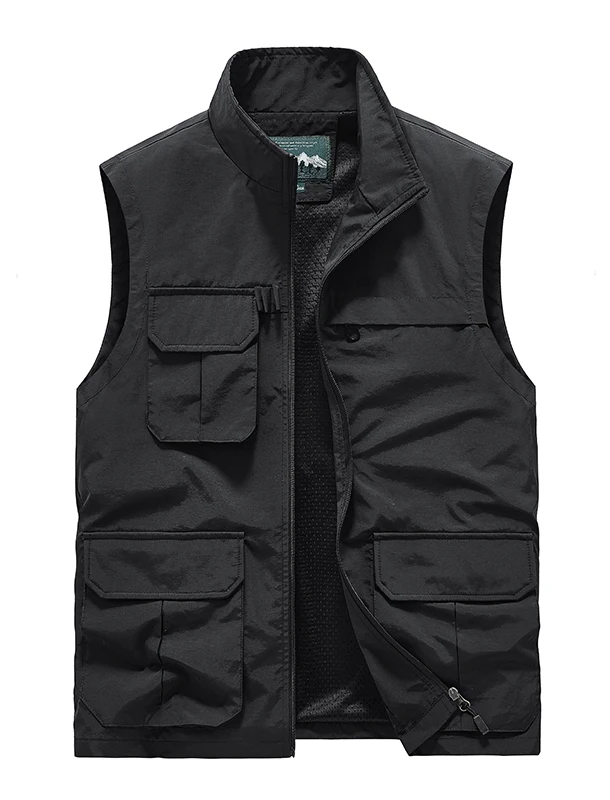 Spring Men Clothing Tactical Military Vest Men's Free Shipping Denim Big Size Clothes Hunting Multi-pocket Summer Man Waistcoat