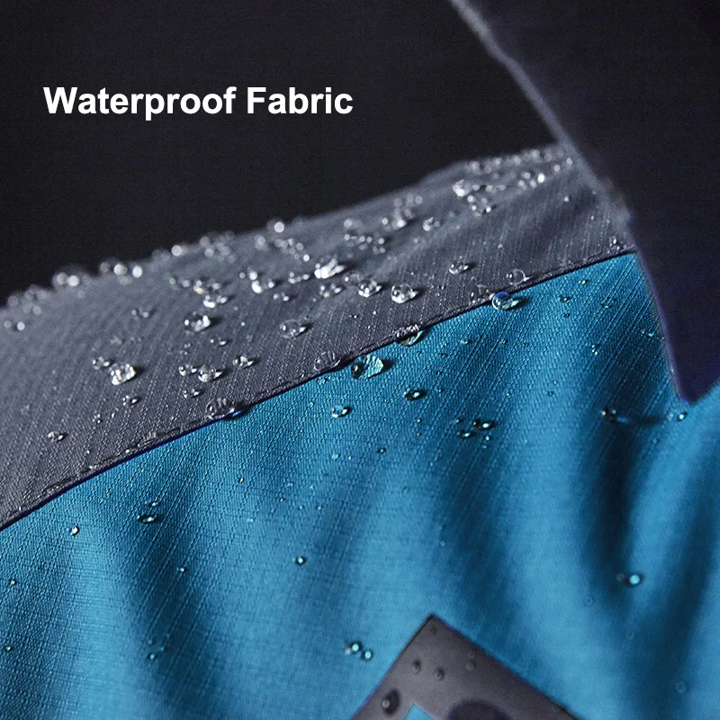 CHRLCK Men's Waterproof Hiking Jacket Large Size Windproof Windbreaker Camping Hunting Running Trekking Fishing Fleece Coat Men hiking jackets waterproof hiking jackets waterproof jacket waterproof coats