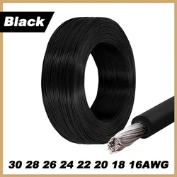 Versatile PVC Insulated Tinned Copper Cable - 18AWG (Black)