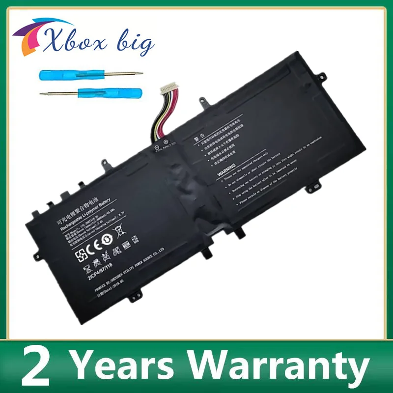 

UTL-3987118-2S 7.6V 6000mAh 45.6Wh Laptop Battery For Hasee grace X3 G1 X3 D1 HKNS02 01 Haier Yi 3000 SYi 5000