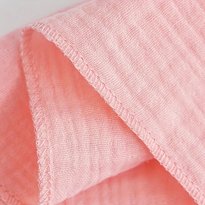 6pcs of Solid Color, Pure Gauze Cloth, Reusable Diapers That Are Lightweight And Breathable - 5