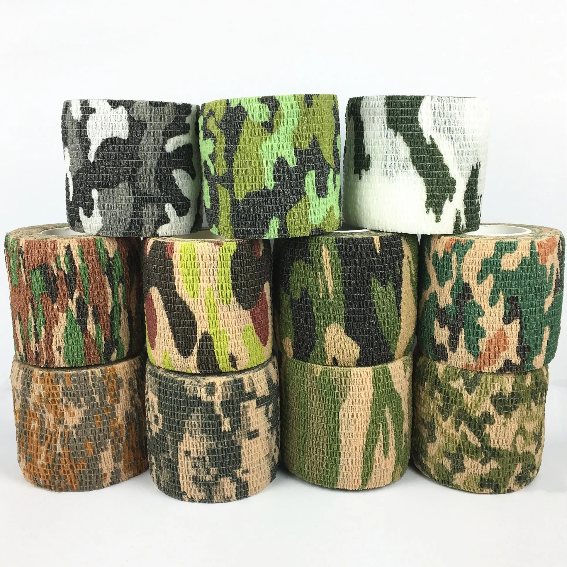 

5cmx4.5m Army Camo Outdoor Hunting Shooting Blind Wrap Camouflage Stealth Tape Waterproof Wrap Durable HOT