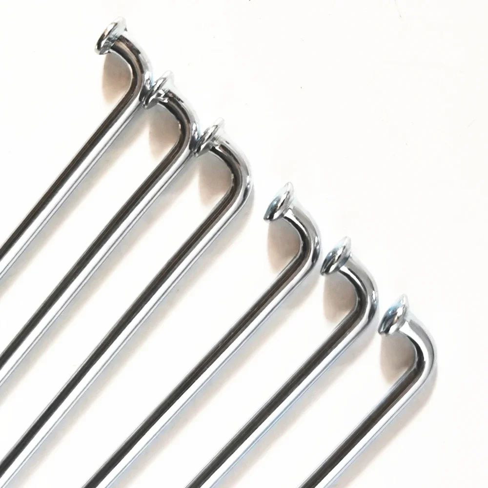 Electric bicycle spoke 10G Diameter 3.18mm Length 65-225mm 45# steel motorcycle spokes + nipples 36pcs/lot