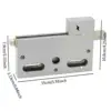 CNC Wire Cut Clamp 0-50mm/0-70mm/0-100mm Bench Vice for Workshop Toolmakers 6