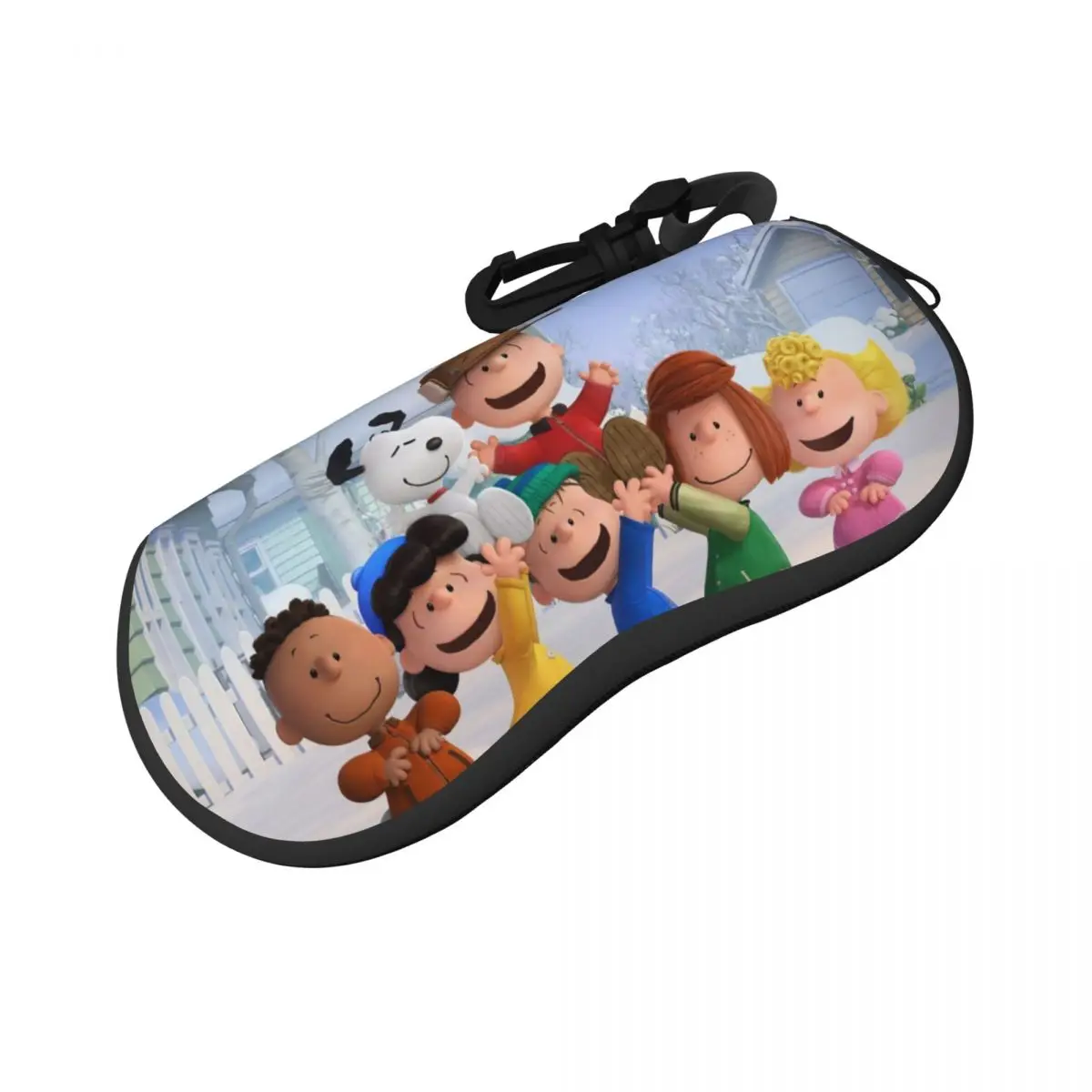 thumbnail image 1 of Estuche para gafas con personajes de cómics de Peanuts, práctico y divertido estuche para gafas con dibujos de Snoopy y Charlie Brown, encantador contenedor para gafas, 1 of 5