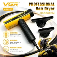 VGR V-285HD Sèche-cheveux sans balais 110000 tr/min Fonctionnement à courant continu sans balais Sèche-cheveux Ions négatifs Chaud et froid  Sèche-cheveux professionnel 1