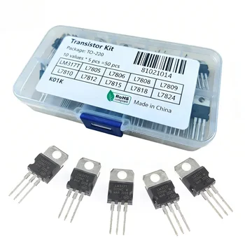 Linear Voltage Regulators Kit: LM317, 7805, 7812, etc