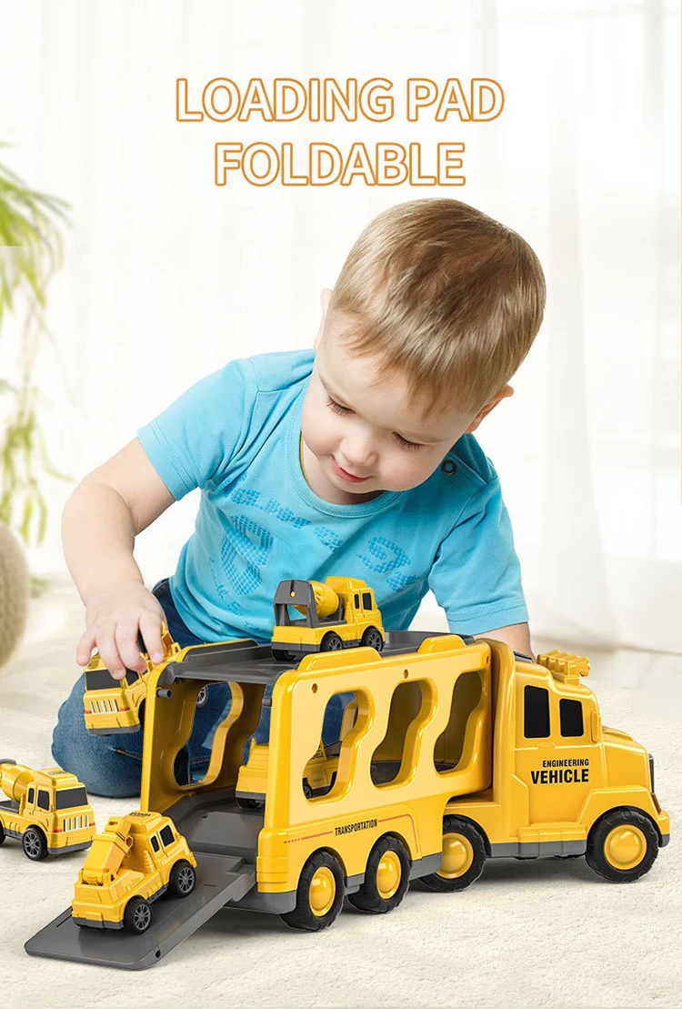 Durable diecast construction toy close-up