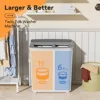 Portable Washing Machine 17.6 Lbs Compact Twin Tub Washer with Spin Cycle Washer and Dryer Combo 4
